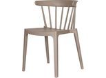 Esszimmerstuhl WOOOD, taupe, H:75cm, Stühle, Esszimmerstuhl