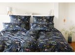 Bettwäsche ELEGANTE "Dreamland", bunt (mitternacht), B/L: 135cm x 200cm, 1 Stk., 1 Stk., Satin, B/L: 80cm x 80cm, 2 Stk., Satin, Obermaterial: 50% Baumwolle, 50% Viskose, Bettwäsche, Bettwäsche, angenehmes Hautgefühl