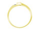 Fingerring ADELIA´S "Damen Ring aus 333 Gold mit Zirkonia" Gr. 54, gold, Fingerringe, Damen, 54, Fingerring
