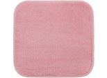 Badematte GÖZZE "Rio Premium", rosa (altrosa), H:18mm, Polyester, Badematten, Badematte, Badteppich, Uni Farben, waschbar, rechteckig & rund erhältlich