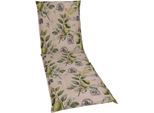 Liegenauflage GO-DE, beige (sand), B:60cm H:7cm T:190cm, Baumwolle, Polyester, Polsterauflagen, Lemon sand - Maße BxLxH ca.: 60 cm x 190 cm x 7 cm