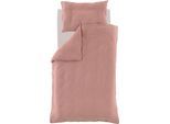 Babybettwäsche TRÄUMELAND "Bio-Baumwolle", rosa, B/L: 100cm x 135cm, 1 Stk., 1 Stk., Musselin, B/L: 60cm x 40cm, 2 Stk., Musselin, Obermaterial: 100% Baumwolle, Bettwäsche, GOTS zertifiziert - aus Bio-Baumwolle
