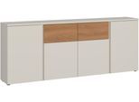 Sideboard HOME AFFAIRE "HAMM", cashmere, karamelleiche, B:201cm H:82cm T:40cm, Holzwerkstoff, Melamin, Sideboards, Sideboard, Breite ca. 201 cm
