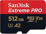 SanDisk Extreme® PRO microSDXC Speicherkarte 512GB mit SD-Adapter