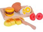 Spiellebensmittel HAPPY PEOPLE, bunt, Kaufladensortimente, Kinder, Holz, Spiellebensmittel