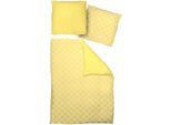 Bettwäsche ADAM "Maroccan Shiraz light", gelb (sonne), B/L: 155cm x 200cm, 1 Stk., 1 Stk., Renforcé, B/L: 80cm x 80cm, 2 Stk., Renforcé, Obermaterial: 100% Baumwolle, Bettwäsche, Bettwäsche, aus 100 % Bio-Baumwolle, 2 teilig - Bettwäsche Set