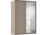 Kleiderschrank RAUCH "Schwebetürenschrank Schrank Garderobe Ankleide Schlafzimmer TARO", beige (fango, griffleisten fango), B:170cm H:226cm T:70cm, Holzwerkstoff, Schränke, Kleiderschrank, 4 Breiten, optional Passepartout mit/ohne Beleuchtung MADE IN GERMANY