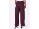 Webhose CLASSIC BASICS, Damen, Gr. 24, Kurzgrößen, rot (burgund), 100% Polyester, unifarben, Hosen