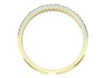 Fingerring ADELIA´S "Damen Ring aus 333 Gold mit Zirkonia" Gr. 58, gold, Fingerringe, Damen, 58, Fingerring