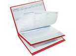 3-Deckel-Dokumentationsmappe Professional Line Plus, DIN A4, 4 Heftmechaniken, Klarsichttasche, B 240 x H 310 mm, rot, 10 Stück