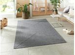 Teppich HANSE HOME "Trenzado", grau (hellgrau), B:120cm H:10mm L:170cm, Polypropylen, Teppiche, Teppich, In- & Outdoor, Handmade-Look, Läufer, Wetterfest, Balkon, Wohnzimmer