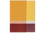 Plaid BIEDERLACK "Plaid Summer", great sunset, B:130cm L:170cm, Baumwolle, Polyacryl, Wohndecken, sommerliches Plaid mit Fransen