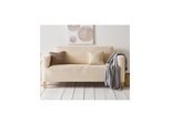 bonprix GAICO Husse mit Crincle Design, beige, mit Baumwolle