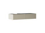 hansgrohe Xevolos E Waschtischunterschrank 54320390 1370x550x275mm, 2 Schubladen, links, sandbeige matt, bronze Struktur