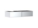 hansgrohe Xevolos E Waschtischunterschrank 54319320 1370x550x275mm, 2 Schubladen, links, mattweiß, weiß metallic