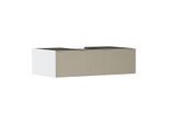 hansgrohe Xevolos E Waschtischunterschrank 54313390 980x550x275mm, 1 Schublade, mattweiß, bronze Struktur