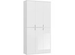 Drehtürenschrank Projekt X ca. 91x193 cm Weiß