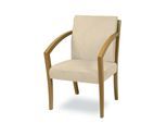Esszimmerstuhl HOME AFFAIRE "G98 George Armlehnstuhl, Sessel, in 3 Gestellfarben Made in Italy", beige (beige, natur, beige), B:58,5cm H:87cm T:65cm, Massivholz, Stühle, Esszimmerstuhl, Extra-confort, Fleckenabweisendes Gewebe, Massivholz
