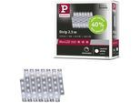 PAULMANN LED-Streifen "MaxLED 500 LED Strip Neutralweiß Einzelstripe", silber (silberfarben), Dioden 160 Stk., Gesamtlänge 2,5m, Lichterketten, LED-Streifen