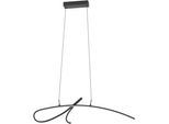EGLO Hängeleuchte "CARDONCITO Pendellampe - Stahl - LED - 20W - IP20", schwarz, 1, H: 110cm, 1 Stk., Leuchten, Hängelampe, Deckenlampe, Wohnzimmer, Esszimmer, L95,5 x B7 x H110 cm, Hängeleuchte