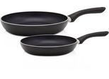 Pfannen-Set KRÜGER "Venezia", schwarz, Pfannen, Pfannen-Set, Ø 24/28 cm, Induktion