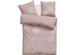 Bettwäsche OTTO HOME "Soucy", rosa, B/L: 155cm x 220cm, 1 Stk., 1 Stk., Renforcé, B/L: 80cm x 80cm, 2 Stk., Renforcé, Obermaterial: 100% Baumwolle, Bettwäsche, Bettwäsche, ab Gr. 135x200, 100% Baumwolle, Renforcé & PREMIUM Satin (TC300)