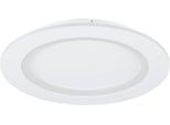 EGLO Deckenleuchte "Padrogiano-Z Deckenlampe, ZigBee 3.0, App und Sprachsteuerung, Lampe", weiß, 1, Ø 45cm H: 5cm, 1 Stk., Leuchten, ZigBee, App und Sprachsteuerung Alexa, RGB Rahmen, dimmbar, Ø 45 cm, Deckenleuchte