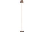EGLO Stehlampe "MANNERA-L Stehlampe - Alu, Stahl - LED - 4,3W - IP54", rostbraun, 1, Ø 16cm H: 140cm, 1 Stk., Leuchten, Standleuchte, Leselampe, Wohzimmer, Schlafzimmer, H140 x Ø16 cm, Stehlampe