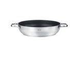 Servierpfanne RÖSLE "PUREELEMENTS Ø 28 cm Keramik ProCeraPlus", silberfarben, B:29,5cm H:8cm L:37,4cm Ø:28cm, Pfannen, Servierpfanne