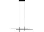 EGLO Hängeleuchte "TREPILIANO Pendellampe - Alu, Stahl - LED - 20W - IP20", schwarz, 1, H: 120cm, 1 Stk., Leuchten, Hängelampe, Deckenlampe, Wohnzimmer, Esszimmer, L110 x B7 x H120 cm, Hängeleuchte