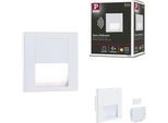 PAULMANN LED Einbauleuchte "LED Wandeinbauleuchte Tsaro eckig 80x36mm", weiß, 1, H: 8cm, 1 Stk., Leuchten, LED Einbauleuchte