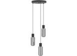 EGLO Hängeleuchte "MAIONE Pendellampe - Stahl - E27 - 3X4W - IP20", schwarz, 3, Ø 30cm H: 110cm, 1 Stk., Leuchten, Hängelampe, Deckenlampe, Wohnzimmer, Esszimmer, H110 x Ø30 cm, Hängeleuchte