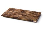 Schneidebrett CONTINENTA, braun (holzfarben), B:29cm H:2cm L:54cm, Massivholz, Schneidebretter, Schneidebrett, Akazie Stirnholz 54x29x2cm