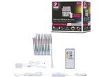 PAULMANN LED-Streifen "MaxLED 500 LED Strip RGBW 530lm/m 896 LEDs/m RGBW", silber (silberfarben), Dioden 1.344 Stk., Gesamtlänge 4,76m, Lichterketten, Memoryfunktion, Farbwechsler, Farbsteuerung, Dimmer, LED-Streifen
