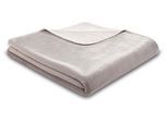 Wohndecke BIEDERLACK "Soft&Cosy", grau, B:150cm L:200cm, Polyester, Wohndecken, Wohndecke, mit verspieltem Muschelsaum