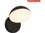 Außen-Wandleuchte TELEFUNKEN "LED Wandlampe", schwarz-weiß (weiß, neutral), Leuchten, Außen-Wandleuchte