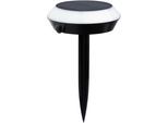 Gartenleuchte LUXFORM "Luxform Solar Tapio Smart", schwarz, B:15,5cm H:48cm L:15,5cm, Leuchten, Gartenleuchte, LED-Gartenleuchte, Solarenergie, RGB, Smarthome, kabellos