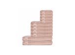 Handtuch JOOP "Handtuch Classic 10er Pack", pink (rosa (nude)), B:50cm, Obermaterial: 100% Baumwolle CO., Handtücher, Handtuch
