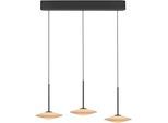 PAUL NEUHAUS LED Pendelleuchte "ELIPSA", schwarz, 3, Ø 20cm H: 80cm, 1 Stk., Leuchten, Dimmfähig über separaten Tronicdimmer, Comfort-Lift, LED Pendelleuchte