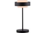 LED Tischleuchte "ELMO", schwarz, 1, Ø 17,5cm H: 36,5cm, 1 Stk., SCHÖNER WOHNEN-KOLLEKTION, Leuchten, SCHÖNER WOHNEN Kollektion, Touchdimmer, Memoryfunktion, LED Tischleuchte