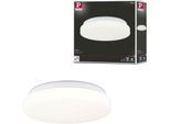 PAULMANN LED Wandleuchte "LED Wandleuchte Luiana IP44 weiß", weiß, 1, Ø 28cm H: 6,5cm, 1 Stk., Leuchten, mehrere Helligkeitsstufen, Farbwechsler, Farbsteuerung, LED Wandleuchte