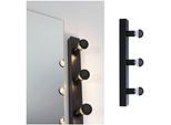 PAULMANN Spiegelleuchte "Spiegelleuchte IP44 E14 230V dimmbar", schwarz, 3, H: 7,5cm, 1 Stk., Leuchten, Ein-/Ausschalter, Spiegelleuchte