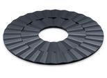 Topfuntersetzer CONTINENTA, schwarz, H:0,6cm Ø:20cm, Zellulosefaser, Untersetzer, Topfuntersetzer, hitzebeständig bis 180 Grad