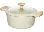 Bratentopf RESTO KITCHENWARE "Ran, Kochtopf antihaftbeschichtet und spülmaschinenfest", beige, B:24cm H:11,5cm L:35cm Ø:24cm, Töpfe, Bratentopf, Geeignet für alle Herdarten, auch Induktion, im Geschenkkarton