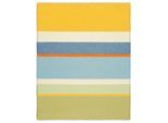 Plaid BIEDERLACK "Plaid Summer", fresh stripe, B:130cm L:170cm, Baumwolle, Polyacryl, Wohndecken, Plaid, sommerliches Plaid mit Fransen