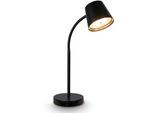 BRILONER LEUCHTEN Tischleuchte "BIWO TISCHLAMPE", schwarz (weiß, neutral), Leuchten, Tischleuchte
