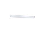 PAULMANN LED Wandleuchte "Selection Bathroom LED Wandleuchte Arneb IP44 3000K 1000lm 230V 12,5 W", grau (chromfarben), 1, H: 4cm, 1 Stk., Leuchten, LED Wandleuchte