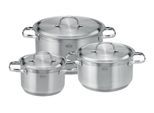 Topf-Set RÖSLE "PUREELEMENTS", silberfarben, Töpfe, Topf-Set