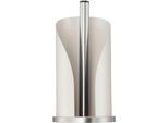 Küchenrollenhalter WESCO "Papierrollenhalter, Höhe ca. 30 cm", beige (sand matt), H:30cm Ø:15,5cm, Küchenrollenhalter, Küchenrollenhalter, für handelsübliche Küchenpapierrollen oder 2-3 Toilettenpapierrollen