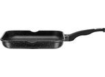 Grillpfanne GSW "Titanium Granit Advanced", schwarz, H:4,5cm Ø:28cm, Pfannen, Grillpfanne, Grillpfanne aus Aluminium-Guss mit Antihaft-Versiegelung